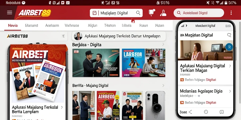 Tampilan antarmuka modern dan informatif dari AIRBET88.