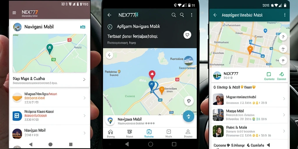 Tampilan antarmuka pengguna NEX777 yang sederhana dan informatif.