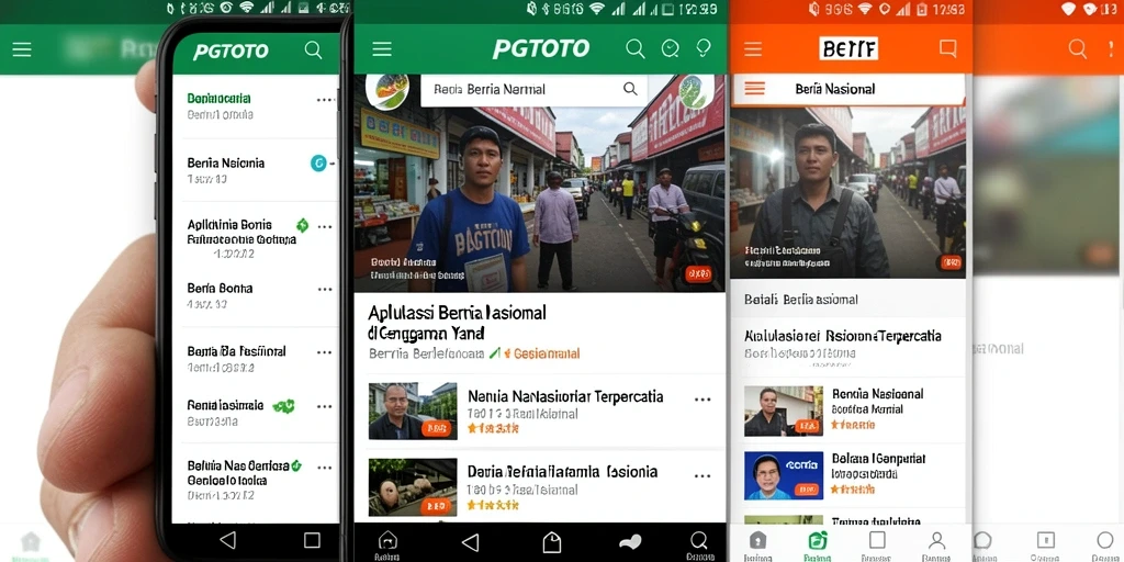 Antarmuka PGTOTO menampilkan berita nasional terkini dan informatif.